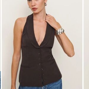 Reformation Alistair Vest. NWOT.